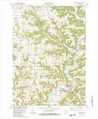 Readstown Wisconsin Historical topographic map, 1:24000 scale, 7.5 X 7.5 Minute, Year 1983