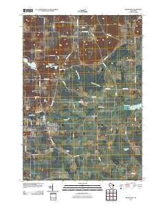 Redgranite Wisconsin Historical topographic map, 1:24000 scale, 7.5 X 7.5 Minute, Year 2010