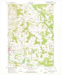 Reedsburg East Wisconsin Historical topographic map, 1:24000 scale, 7.5 X 7.5 Minute, Year 1975