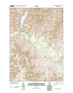 Reedsburg West Wisconsin Historical topographic map, 1:24000 scale, 7.5 X 7.5 Minute, Year 2013