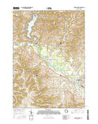 Reedsburg West Wisconsin Current topographic map, 1:24000 scale, 7.5 X 7.5 Minute, Year 2016