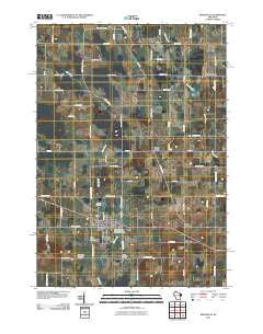 Reedsville Wisconsin Historical topographic map, 1:24000 scale, 7.5 X 7.5 Minute, Year 2010