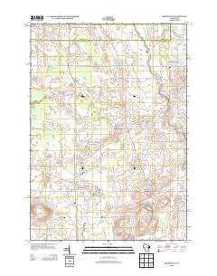 Reedsville Wisconsin Historical topographic map, 1:24000 scale, 7.5 X 7.5 Minute, Year 2013