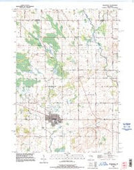 Reedsville Wisconsin Historical topographic map, 1:24000 scale, 7.5 X 7.5 Minute, Year 1992