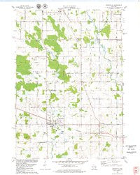 Reedsville Wisconsin Historical topographic map, 1:24000 scale, 7.5 X 7.5 Minute, Year 1978