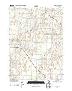 Reeseville Wisconsin Historical topographic map, 1:24000 scale, 7.5 X 7.5 Minute, Year 2013