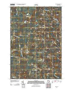Regina Wisconsin Historical topographic map, 1:24000 scale, 7.5 X 7.5 Minute, Year 2010