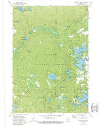 Reservoir Pond Wisconsin Historical topographic map, 1:24000 scale, 7.5 X 7.5 Minute, Year 1972