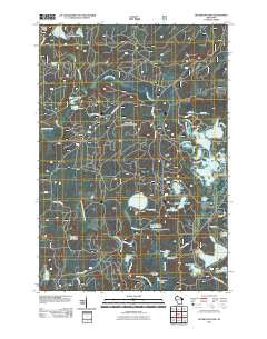 Reservoir Pond Wisconsin Historical topographic map, 1:24000 scale, 7.5 X 7.5 Minute, Year 2011