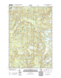 Reservoir Pond Wisconsin Historical topographic map, 1:24000 scale, 7.5 X 7.5 Minute, Year 2013