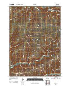 Retreat Wisconsin Historical topographic map, 1:24000 scale, 7.5 X 7.5 Minute, Year 2010
