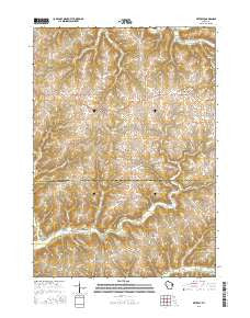 Retreat Wisconsin Current topographic map, 1:24000 scale, 7.5 X 7.5 Minute, Year 2015