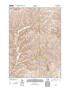 Rewey Wisconsin Historical topographic map, 1:24000 scale, 7.5 X 7.5 Minute, Year 2013