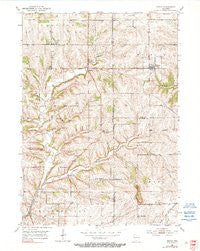 Rewey Wisconsin Historical topographic map, 1:24000 scale, 7.5 X 7.5 Minute, Year 1952