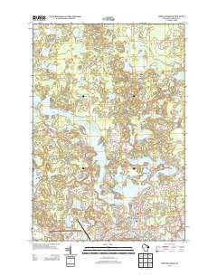 Rhinelander Wisconsin Historical topographic map, 1:24000 scale, 7.5 X 7.5 Minute, Year 2013