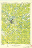 Rhinelander Wisconsin Historical topographic map, 1:48000 scale, 15 X 15 Minute, Year 1949