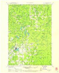 Rib Lake Wisconsin Historical topographic map, 1:48000 scale, 15 X 15 Minute, Year 1947