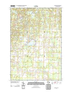 Rib Lake Wisconsin Historical topographic map, 1:24000 scale, 7.5 X 7.5 Minute, Year 2013