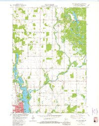 Rice Lake North Wisconsin Historical topographic map, 1:24000 scale, 7.5 X 7.5 Minute, Year 1981