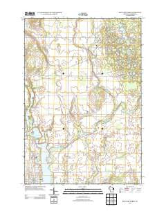 Rice Lake North Wisconsin Historical topographic map, 1:24000 scale, 7.5 X 7.5 Minute, Year 2013