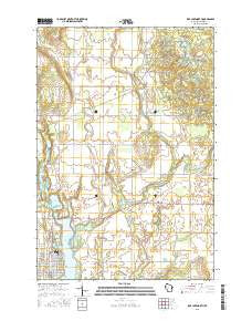 Rice Lake North Wisconsin Current topographic map, 1:24000 scale, 7.5 X 7.5 Minute, Year 2015