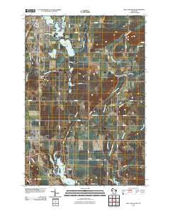 Rice Lake South Wisconsin Historical topographic map, 1:24000 scale, 7.5 X 7.5 Minute, Year 2010