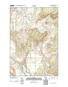 Rice Lake South Wisconsin Historical topographic map, 1:24000 scale, 7.5 X 7.5 Minute, Year 2013