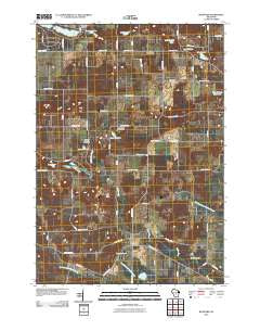 Richford Wisconsin Historical topographic map, 1:24000 scale, 7.5 X 7.5 Minute, Year 2010