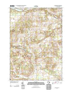 Richford Wisconsin Historical topographic map, 1:24000 scale, 7.5 X 7.5 Minute, Year 2013
