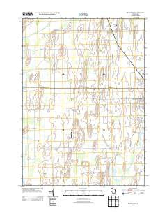 Richwood Wisconsin Historical topographic map, 1:24000 scale, 7.5 X 7.5 Minute, Year 2013