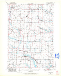 Ridgeland Wisconsin Historical topographic map, 1:62500 scale, 15 X 15 Minute, Year 1949