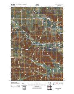 Ridgeland NE Wisconsin Historical topographic map, 1:24000 scale, 7.5 X 7.5 Minute, Year 2010