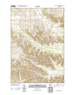 Ridgeland NE Wisconsin Historical topographic map, 1:24000 scale, 7.5 X 7.5 Minute, Year 2013
