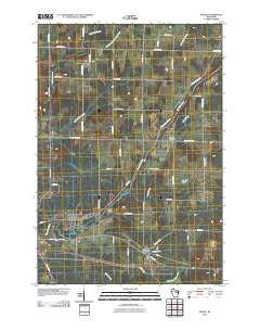 Ringle Wisconsin Historical topographic map, 1:24000 scale, 7.5 X 7.5 Minute, Year 2010