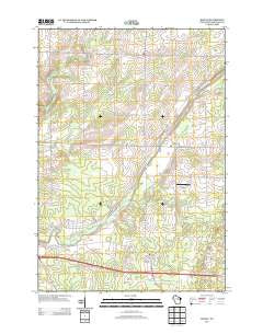 Ringle Wisconsin Historical topographic map, 1:24000 scale, 7.5 X 7.5 Minute, Year 2013