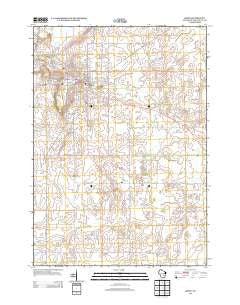 Ripon Wisconsin Historical topographic map, 1:24000 scale, 7.5 X 7.5 Minute, Year 2013