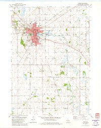 Ripon Wisconsin Historical topographic map, 1:24000 scale, 7.5 X 7.5 Minute, Year 1980