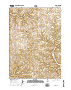 Rising Sun Wisconsin Current topographic map, 1:24000 scale, 7.5 X 7.5 Minute, Year 2016