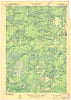 Robbins Wisconsin Historical topographic map, 1:48000 scale, 15 X 15 Minute, Year 1945
