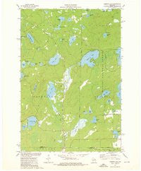 Roberts Lake Wisconsin Historical topographic map, 1:24000 scale, 7.5 X 7.5 Minute, Year 1973