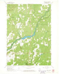 Roche A Cri Wisconsin Historical topographic map, 1:24000 scale, 7.5 X 7.5 Minute, Year 1967