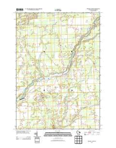 Roche A Cri Wisconsin Historical topographic map, 1:24000 scale, 7.5 X 7.5 Minute, Year 2013