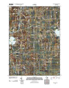 Rochester Wisconsin Historical topographic map, 1:24000 scale, 7.5 X 7.5 Minute, Year 2010