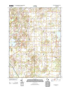 Rochester Wisconsin Historical topographic map, 1:24000 scale, 7.5 X 7.5 Minute, Year 2013