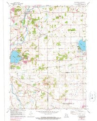 Rochester Wisconsin Historical topographic map, 1:24000 scale, 7.5 X 7.5 Minute, Year 1960