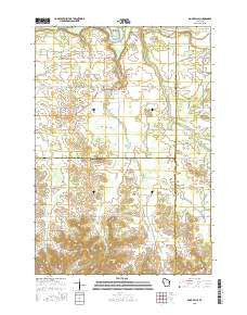 Rock Falls Wisconsin Current topographic map, 1:24000 scale, 7.5 X 7.5 Minute, Year 2015