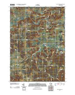 Rock Springs Wisconsin Historical topographic map, 1:24000 scale, 7.5 X 7.5 Minute, Year 2010