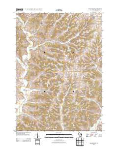Rockbridge Wisconsin Historical topographic map, 1:24000 scale, 7.5 X 7.5 Minute, Year 2013