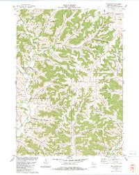 Rockbridge Wisconsin Historical topographic map, 1:24000 scale, 7.5 X 7.5 Minute, Year 1983