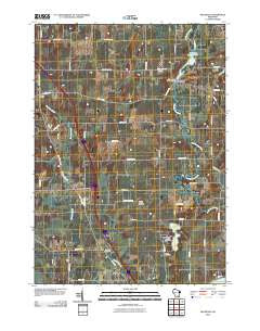 Rockdale Wisconsin Historical topographic map, 1:24000 scale, 7.5 X 7.5 Minute, Year 2010